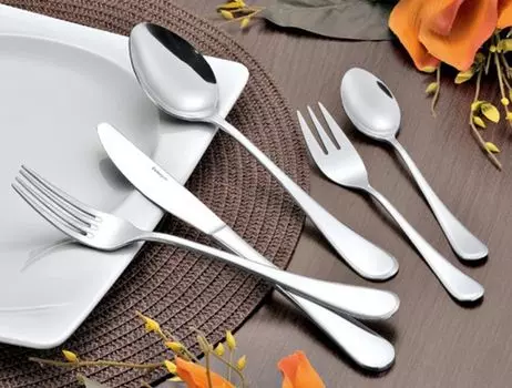 Эсмейер 40 шт. Набор столовых приборов 'CELINE' Bistro 18/10 полированная нержавеющая сталь, массив, специальная толщина материала - 8 человек Esmeyer