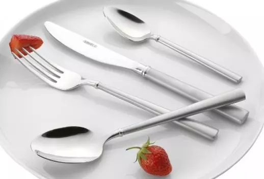 Эсмейер 48 шт. Набор столовых приборов для меню 'МАРЛЕН' 18/10 цельнокованая нержавеющая сталь, ручки сатинированные - на 12 человек Esmeyer