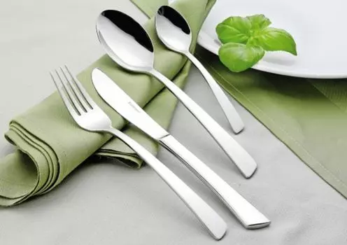 Эсмейер 48 шт. Набор столовых приборов для меню 'JANINE' 18/10, полированная нержавеющая сталь - элегантно просто - 12 человек Esmeyer