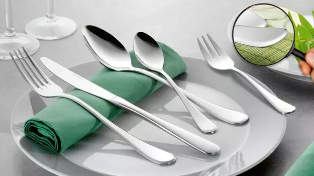 Эсмейер 60 шт. Набор столовых приборов 'CELINE' Bistro 18/10 полированная нержавеющая сталь, массив, специальная толщина материала - 12 человек Esmeyer