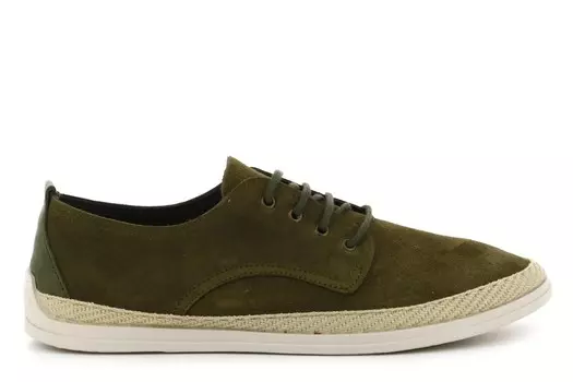 Эспадрильи a529 замшевые Eleven, хаки