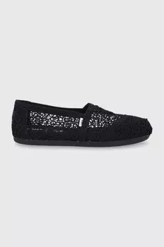 Эспадрильи Альпаргата Toms, черный
