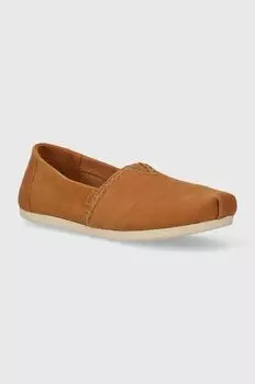 Эспадрильи Alpargata из нубука Toms, коричневый