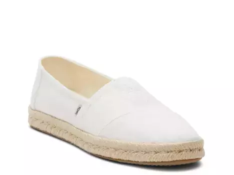 Эспадрильи Alpargata Rope Slip-On - женские Toms, White