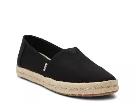 Эспадрильи Alpargata Rope Slip-On - женские Toms, Black
