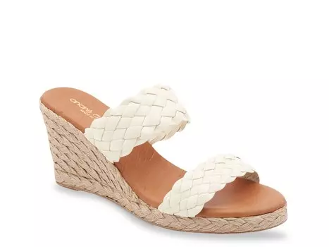 Эспадрильи Andre Assous Aria на танкетке, белый