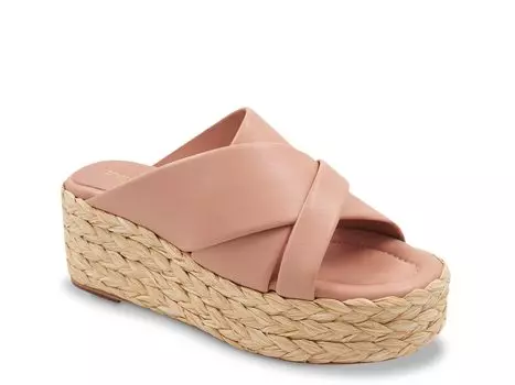 Эспадрильи Andre Assous Calesa на танкетке, красно-розовый