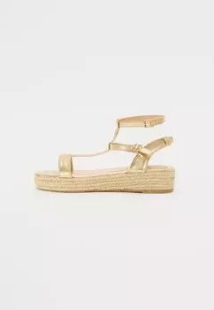 Эспадрильи Ankle cuff sandals Anna Field, золотой