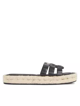 Эспадрильи Authentic Flat Tommy Hilfiger, черный