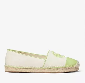 Эспадрильи без шнурков из смеси льна Michael Michael Kors Kendrick Linen Blend Slip-On, светло-зеленый