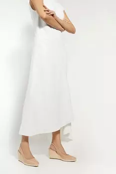 Эспадрильи Cadance на танкетке с ремешком на пятке Dune London, розовый