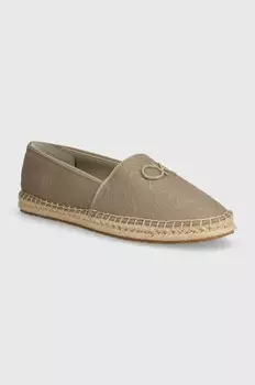 Эспадрильи Calvin Klein ESPADRILLE RELOCK MONOCQ, бежевый