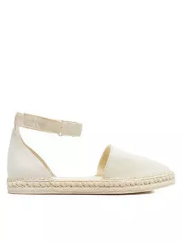 Эспадрильи Calvin Klein Jeans Ankle Espadrille Btw YW0YW01027 cru, экрю