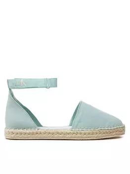 Эспадрильи Calvin Klein Jeans Ankle Espadrille Btw YW0YW01027, зеленый