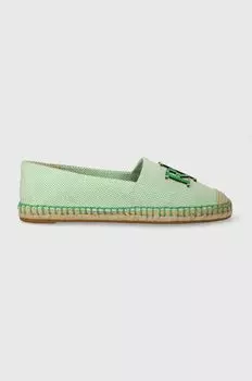 Эспадрильи Cameryn с логотипом Lauren Ralph Lauren, зеленый