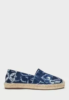 Эспадрильи CEVIO SCENIC-PRINT CANVAS ESPADRILLE Polo Ralph Lauren, синий