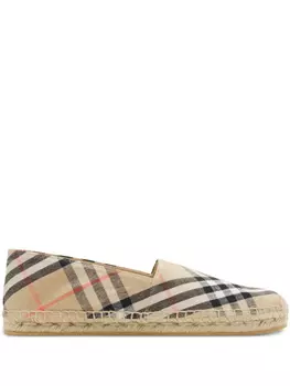 Эспадрильи Check Mews Burberry, нейтральный