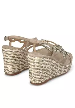 Эспадрильи CON DETALLES Alma en Pena, светло-коричневый