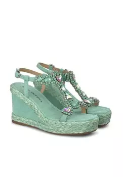 Эспадрильи Cua Alta Alma en Pena, мятный