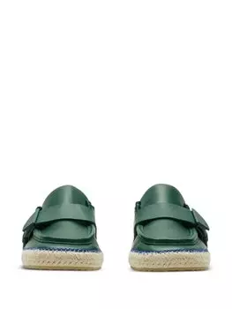 Эспадрильи Deck Burberry, зеленый