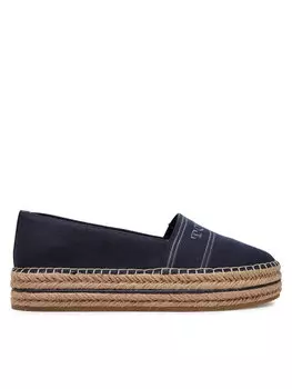 Эспадрильи Denim Platform Espadrille FW0FW08543 Tommy Hilfiger, синий
