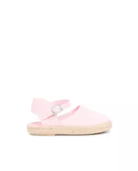 Эспадрильи для девочек с пряжкой Pisamonas, цвет Rosa