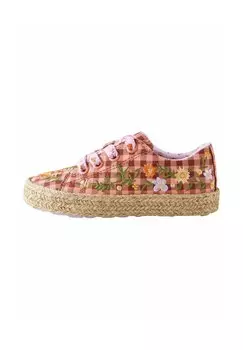 Эспадрильи EMBROIDERED Next, оранжевый