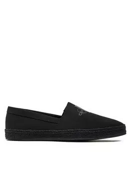 Эспадрильи Espadrille Slipon Ml Calvin Klein, черный