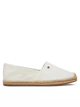 Эспадрильи Flag Canvas Espadrille FW0FW08541 Tommy Hilfiger, экрю