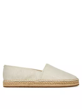 Эспадрильи Flat Espadrille - Jacq HW0HW02467 Calvin Klein, экрю