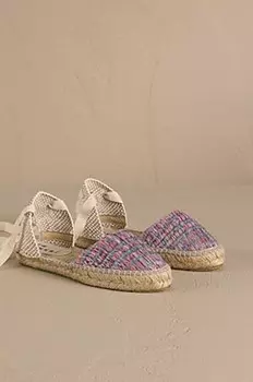 Эспадрильи Flat Valenciana Espadrilles Manebi, роза