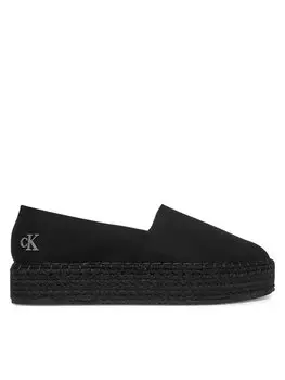 Эспадрильи Flatform Esdparille Mg/Hdw YW0YW01737 Calvin Klein Jeans, черный