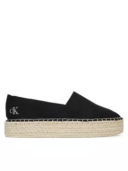 Эспадрильи Flatform Esdparille Mg/Hdw YW0YW01737 Calvin Klein Jeans, черный