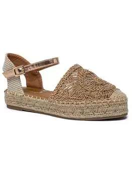 Эспадрильи Foreverfolie, золотой