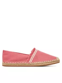 Эспадрильи Fringe Canvas Closed Espadrille FW0FW08881 Tommy Hilfiger, розовый