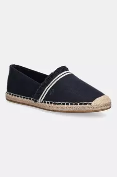 Эспадрильи FRINGE CANVAS CLOSED ESPADRILLE Tommy Hilfiger, темно-синий