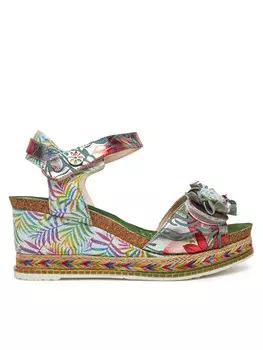 Эспадрильи Hacdeo 09 Laura Vita, серебряный