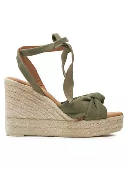 Эспадрильи Hamptons Wedge With Knot W 0.1 Manebi, зеленый