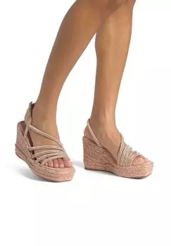 Эспадрильи High heeled sandals Alma en Pena, цвет Rosa Jaspeado