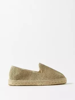 Эспадрильи из тканого полотна Maneb, бежевый