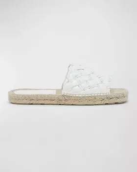 Эспадрильи Jack Woven Napa Slide Bottega Veneta, цвет Glacier