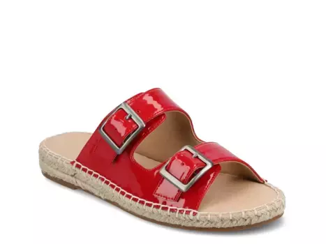 Эспадрильи Journee Collection Tresah, красный лакированный