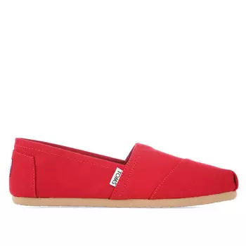 Эспадрильи классика канвас Toms, красный