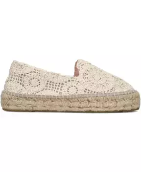 Эспадрильи крючком Maneb, бежевый