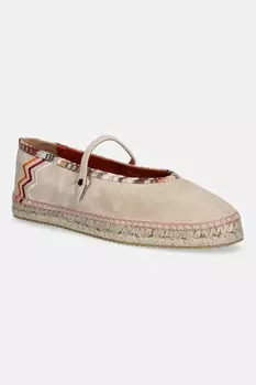 Эспадрильи Lola из замши Missoni, бежевый