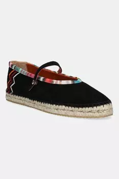 Эспадрильи Lola из замши Missoni, черный