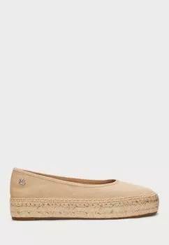 Эспадрильи LUIZE CANVAS BALLET ESPADRILLE Lauren Ralph Lauren, песочный