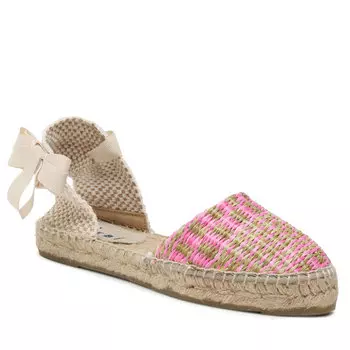 Эспадрильи Manebi FlatValenciana Espadrilles, розовый/бежевый