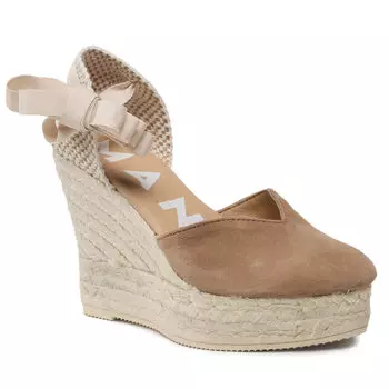 Эспадрильи Manebi Heart-ShapedWedge Espadrilles, коричневый