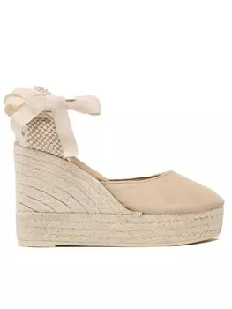 Эспадрильи Manebi Soft Suede Wedge Эспадрильи Manebi M 1.1 WV, бежевый